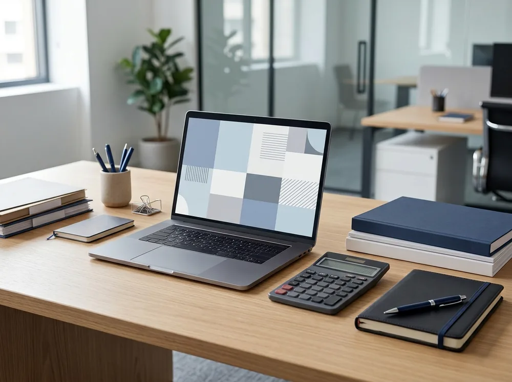 Accounting and bookkeeping workspace
